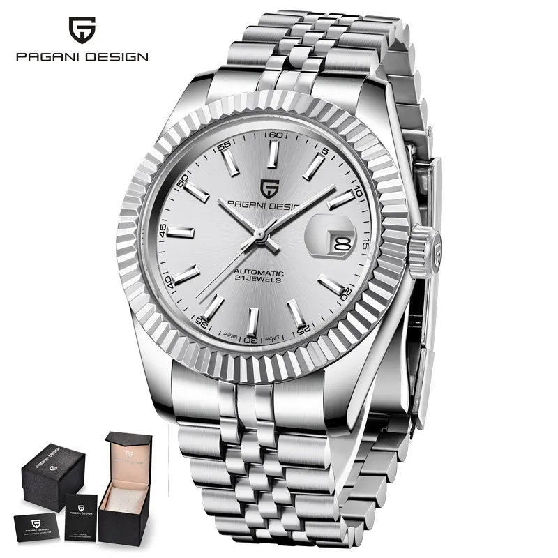 2025 New PAGANI DESIGN Date Men's Mechanical Watches Top Brand Luxury Automatic Wrist Watch for Men NH35A Movement 100M Waterproof