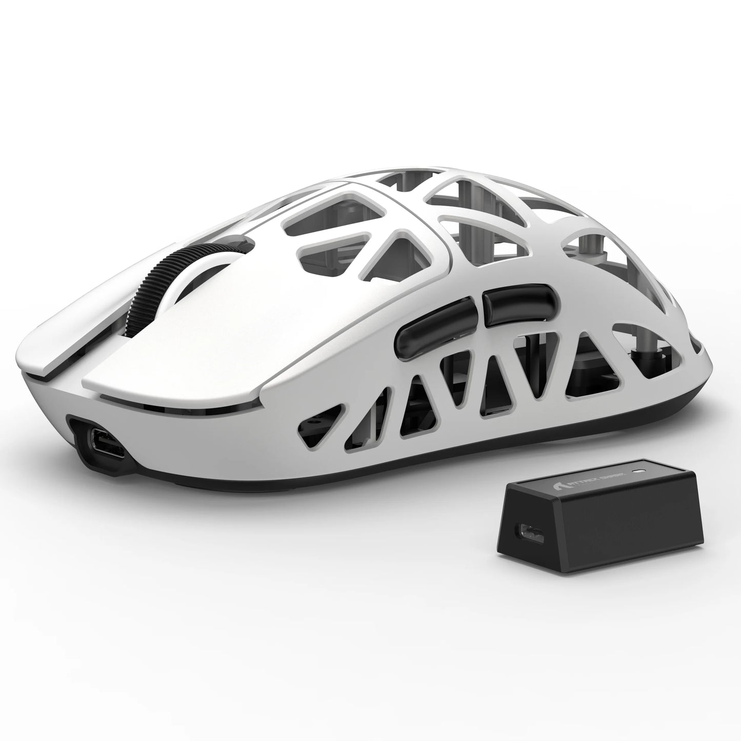 ATTACK SHARK R2 Gaming Mouse Magnesium Alloy, PAW3950 Sensor, Tri-Mode Wireless, 42000 DPI, 8000Hz, 45g Ultralight Gaming Mouse
