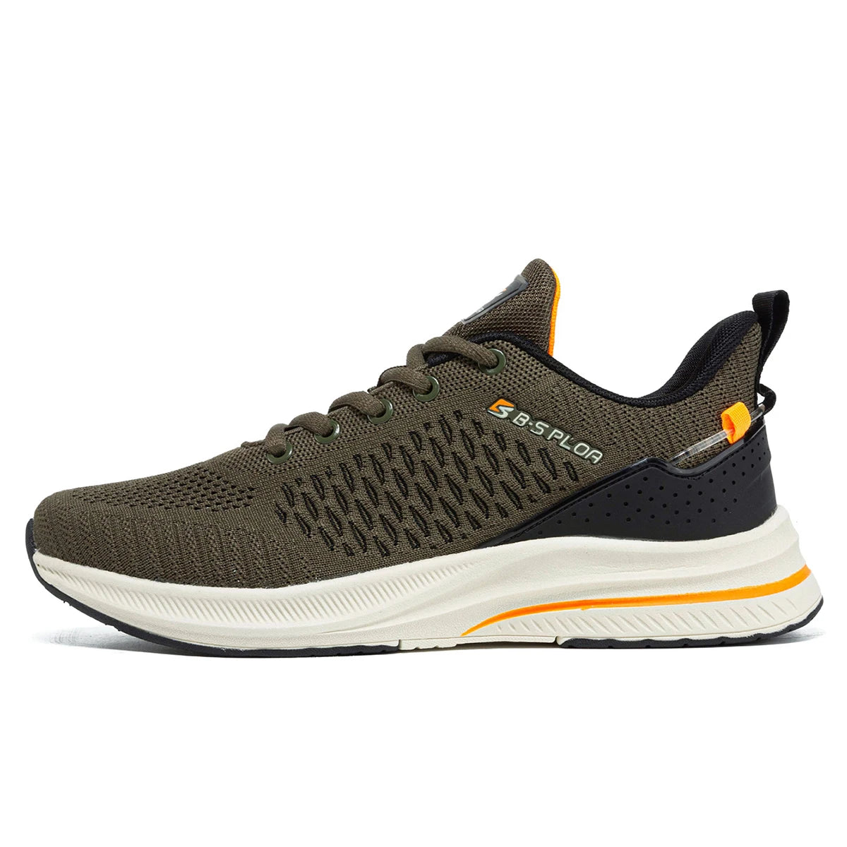 Baasploa Lightweight Running Shoes for Men, Comfortable Men’s Designer Mesh Casual Sneakers, Lace-Up Male Outdoor Sports Tennis Shoes
