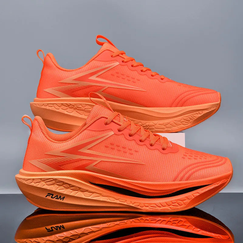Sports Running Shoes Speciality Marathon Men Breathable Lightweight Carbon Board Women's Comfortable Athletic Nonskid Sneakers