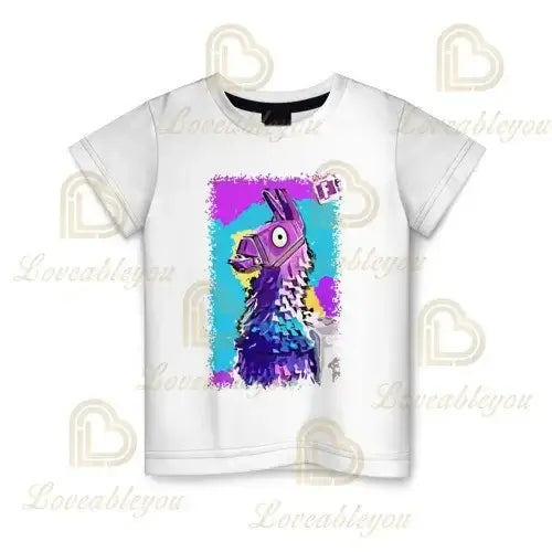 Cartoon Fortnite New Summer Children T-Shirt 3D Printed Boys Girls Streetwear Adults Kids Clothes Funny Tee O-Neck Tops