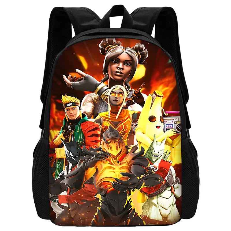 Hot Game FortniteS Kids Backpacks Boys and Girls Student Birthday Gift Child School Bags Unisex Camping Durable Rucksack
