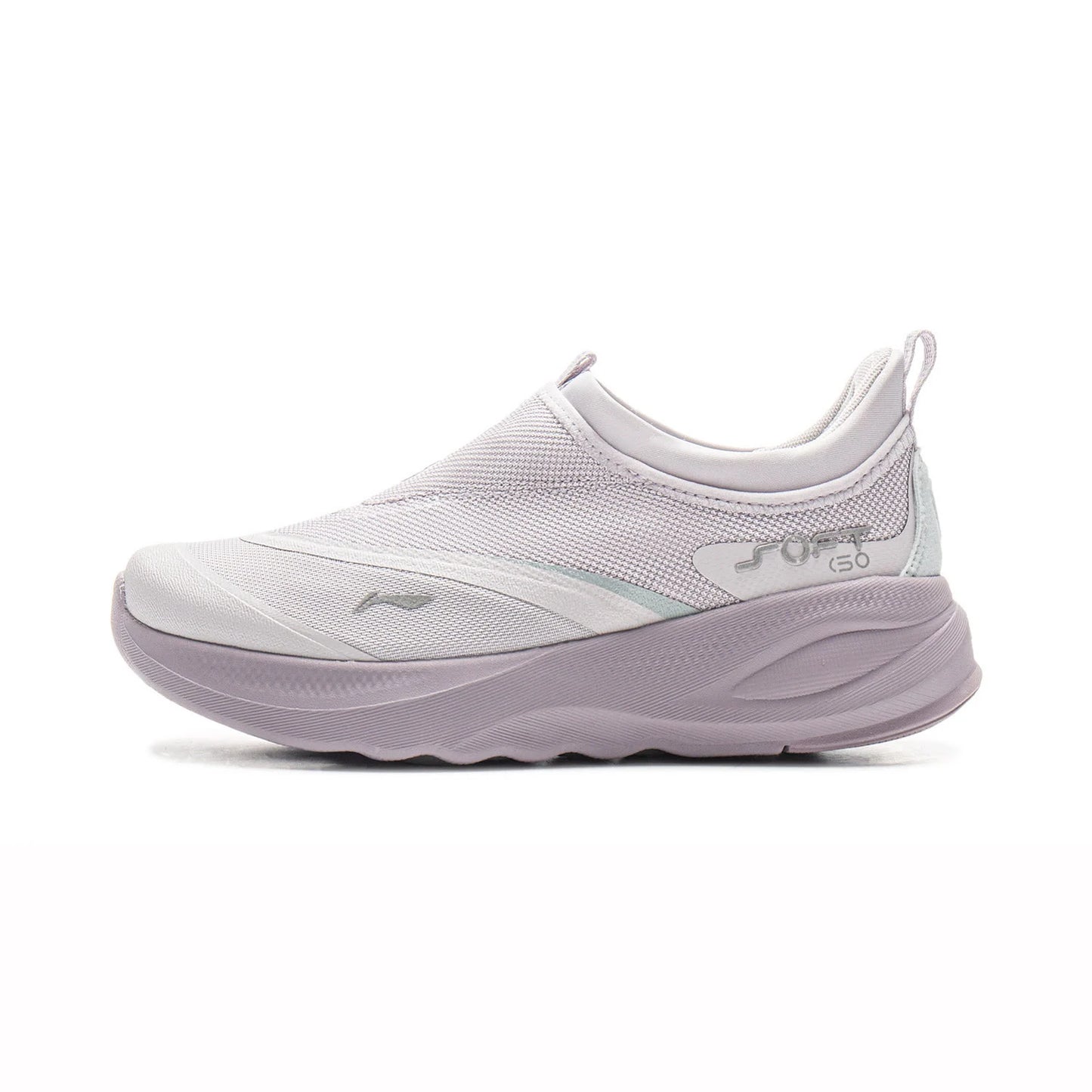 Li-Ning Women's SOFT GO 2 Slip-On Casual Walking Shoes COMFOAM Breathable Flexible Li-Ning Comfortable Sports Sneakers AGLV006