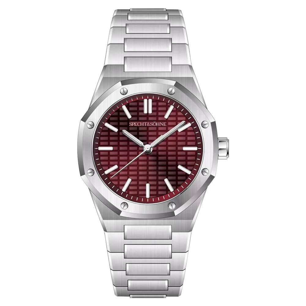 New 2026 Fashion Rare Specht & Söhne Men's Watch Ultrathin 38MM Steel Sapphire Crystal VH31 Quartz Wristwatch Relogio Masculino