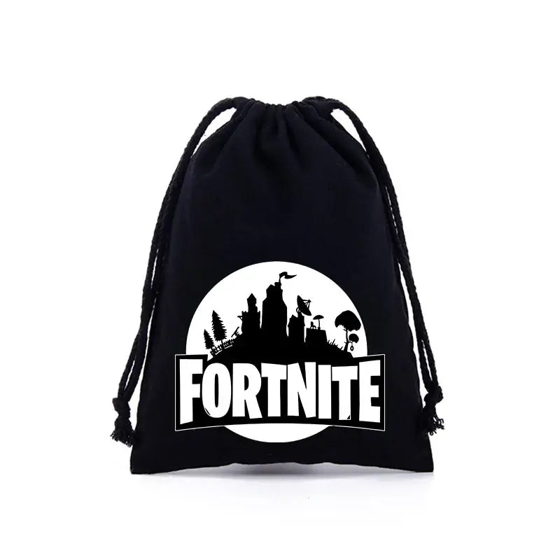 Fortnites Boys Girls Drawstring Bags Cartoon Anime Printed Large Capacity Storage Bags Tote Bag Handbag New Cute Birthday Gifts