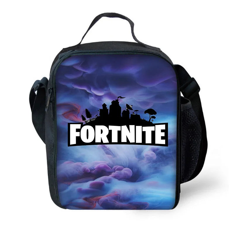 Hot Game Design Child Backpacks F-FortniteS Lunch Bag Pencil Case Pupil Large Capacity School Bags For Boy Girl Best Gift