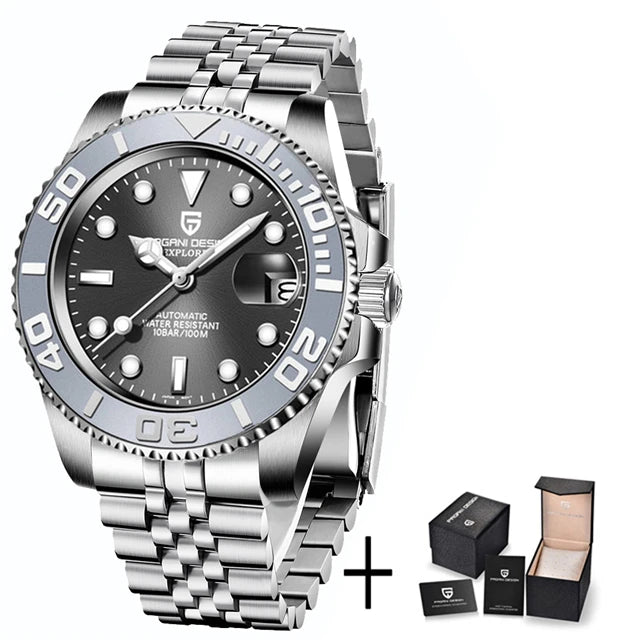 2025 New PAGANI DESIGN PD-1651 V3 Men's Mechanical Watch Luxury Sapphire Glass Automatic Watch 40MM Stainless Steel Watch for Men