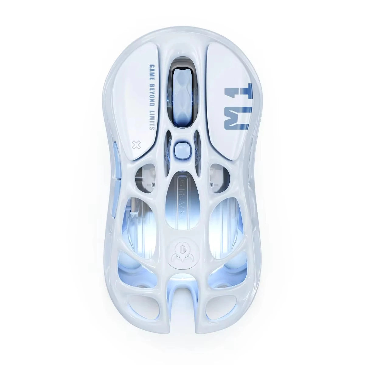GravaStar Mercury M1 Pro Wireless Gaming Mouse 26000 DPI, Tri-Mode Wired, 2.4GHz & Bluetooth Gaming Mouse with GLOWSYNC RGB