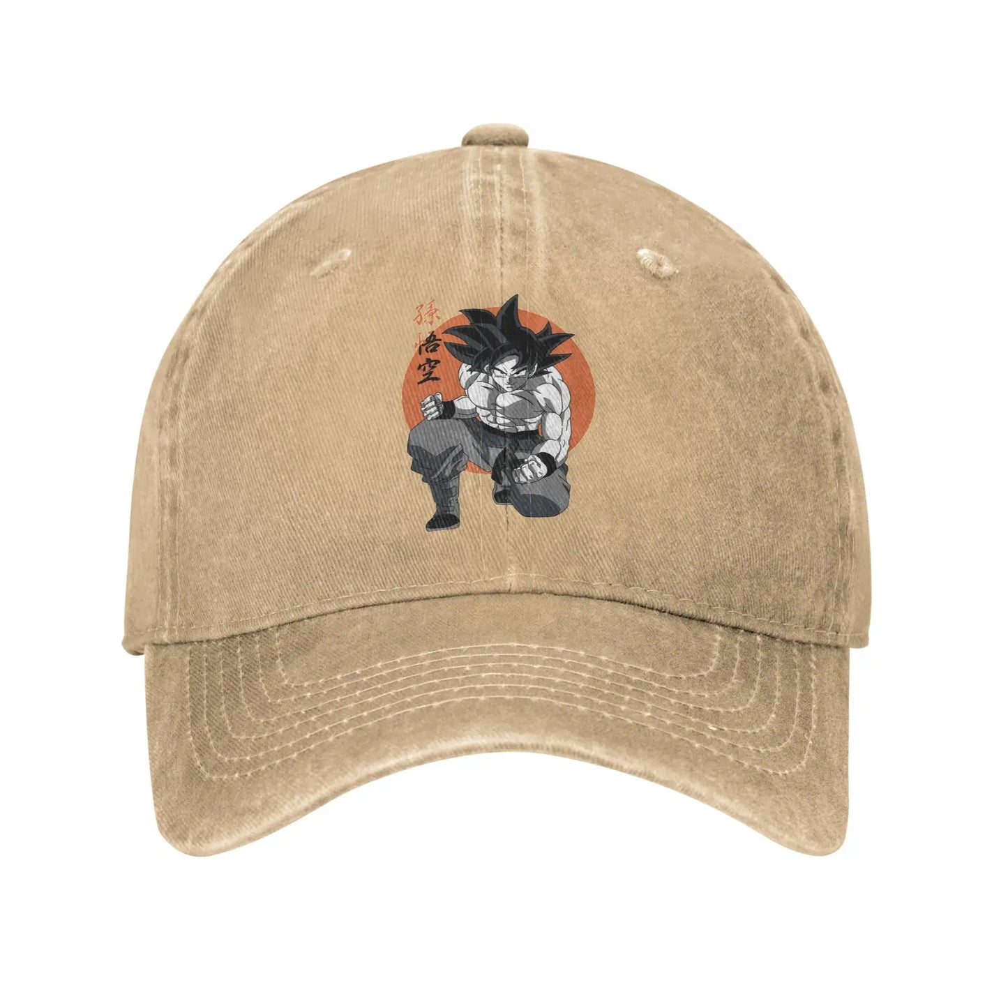 Classic DBZ dragon ball Goku Anime Baseball Caps Men Women Distressed Denim Washed Sun Cap Outdoor Running Adjustable Hats Cap, Produit gaming premium Fraquane
