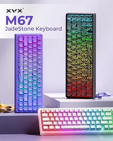 Wood Grain, Side Engraved Translucent Cherry Keycap PBT 126 Keys, Customized for 60/84/98/108 Mechanical Keyboard