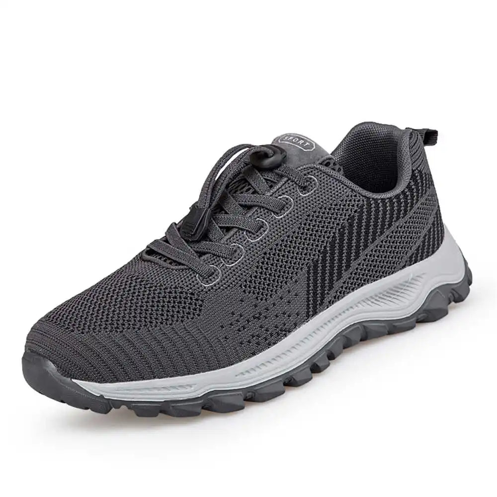 Men's Thick Heel High Platform Tennis Boots Skateboarding Gym Shoes Lacing Sneakers Sports and Leisure