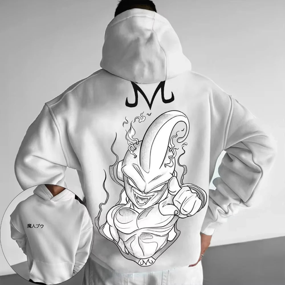 Dragon Broly Genuine Joint Men's Pullover 2025 Autumn and Winter New Loose Casual Gym Sports American Hip Hop Sweater Top