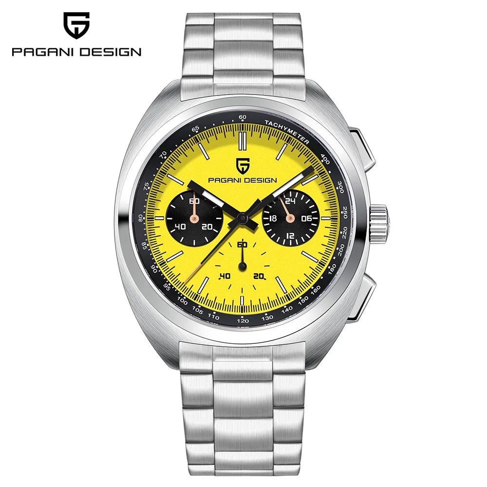 2026 Pagani Design Watch Luxury Men's Quartz Watch Speed Men's Chronograph Top Brand All-Steel Sapphire Diving Relógios Masculino