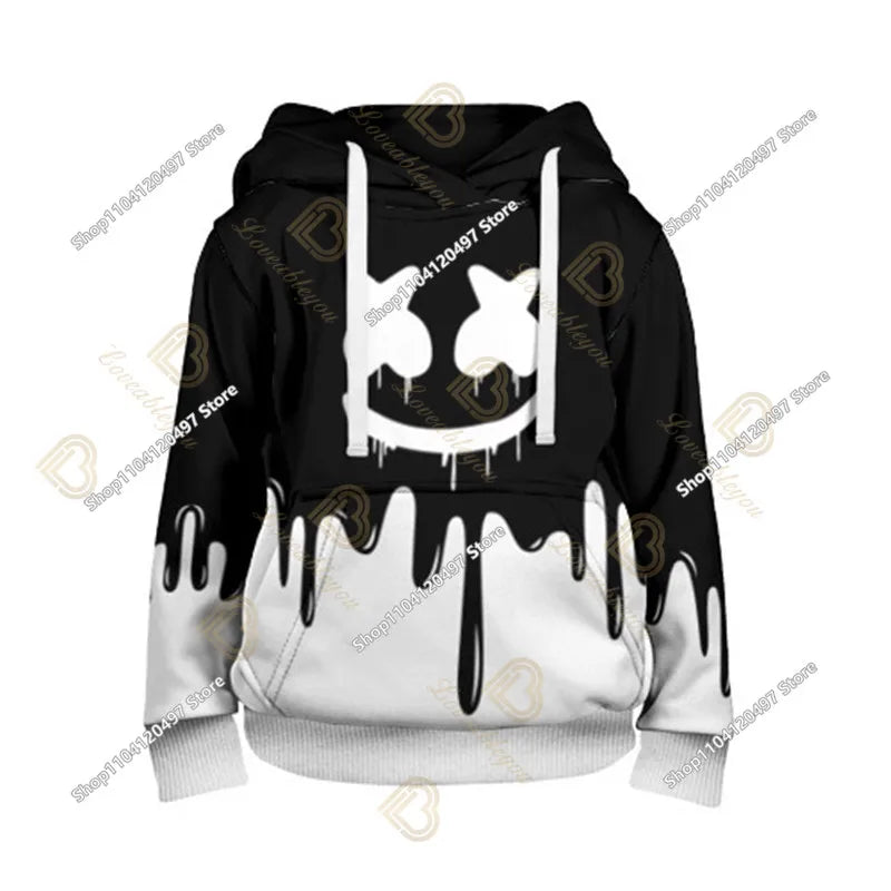 Children Battle Royals Hoodie Fortnite Boys Girls Cartoon Printed Pullovers Kids Sweatshirt Harajuku Streetwear Spring Winter