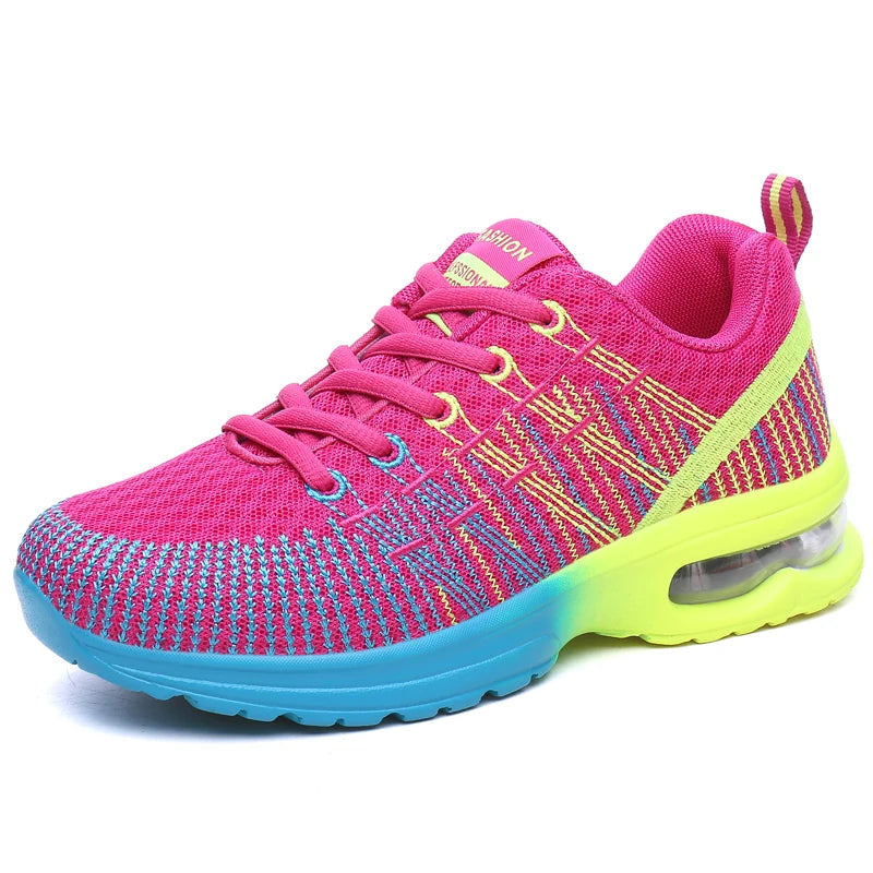 Women’s Sports Shoes Outdoor High-Quality Running Shoes Breathable Athletic Casual Sneakers Ladies Non-slip Sport Walking Shoes