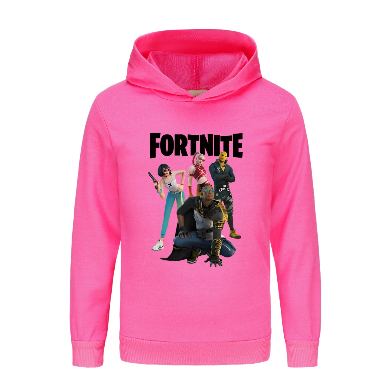 Otroški pulover s kapuco Fortnite, oblačila za deklice s princeskami, modna oblačila za dojenčke dečke, pomladno-jesenska otroška majica, otroški zgornji deli 4403