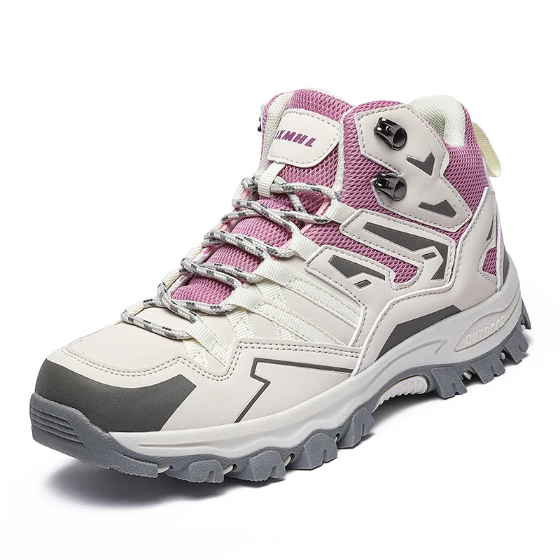 2025 New Hiking Shoes Unisex Outdoor Hiking Sports Camping Boots Ladies Waterproof Walking Shoes Non-Slip Hiking Shoes