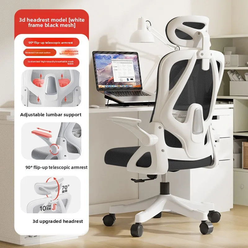 Ergonomic Gaming Chair for Office Home Dorm Robe Rest Long Hours Comfort Support Adjustable Height Keyboard Mouse Compatible