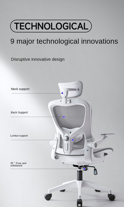 UVR Ergonomic Gaming Chair Mesh Office Chair with Reclining Backrest, Adjustable Computer Gaming Chair with Comfortable Support, Executive Swivel Chair