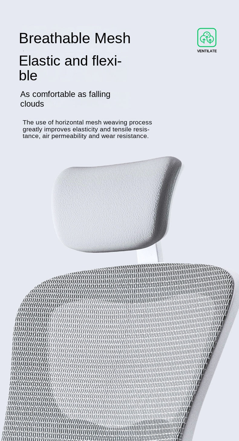 UVR Ergonomic Gaming Chair Mesh Office Chair with Reclining Backrest, Adjustable Computer Gaming Chair with Comfortable Support, Executive Swivel Chair