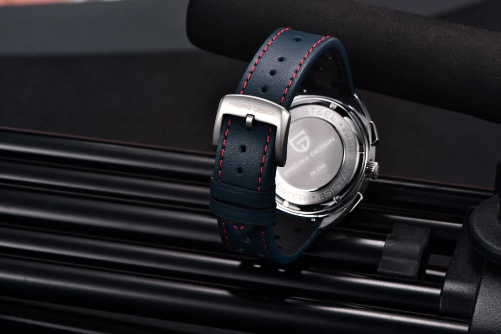 Retro Men's Watch PAGANI DESIGN 2026 New Collection, Quartz Chronograph, Japanese VK63 Sapphire Glass, Local Shipping