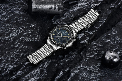 PAGANI DESIGN 2026 Nuevo reloj rojo de lujo para hombre, reloj de pulsera de cuarzo para hombre con cronógrafo, fecha automática, resistente al agua y envío local