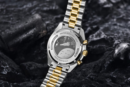 PAGANI DESIGN 2026 New Red Men's Watches Luxury Quartz Wrist Watch For Men Chronograph Automatic Date Waterproof Local Shipping