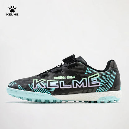KELcloser-Chaussures de football TF pour enfants, entraînement sportif professionnel, bottes de football à bouton rotatif, enge Él, coordonnantes, 9332ZX3Anther
