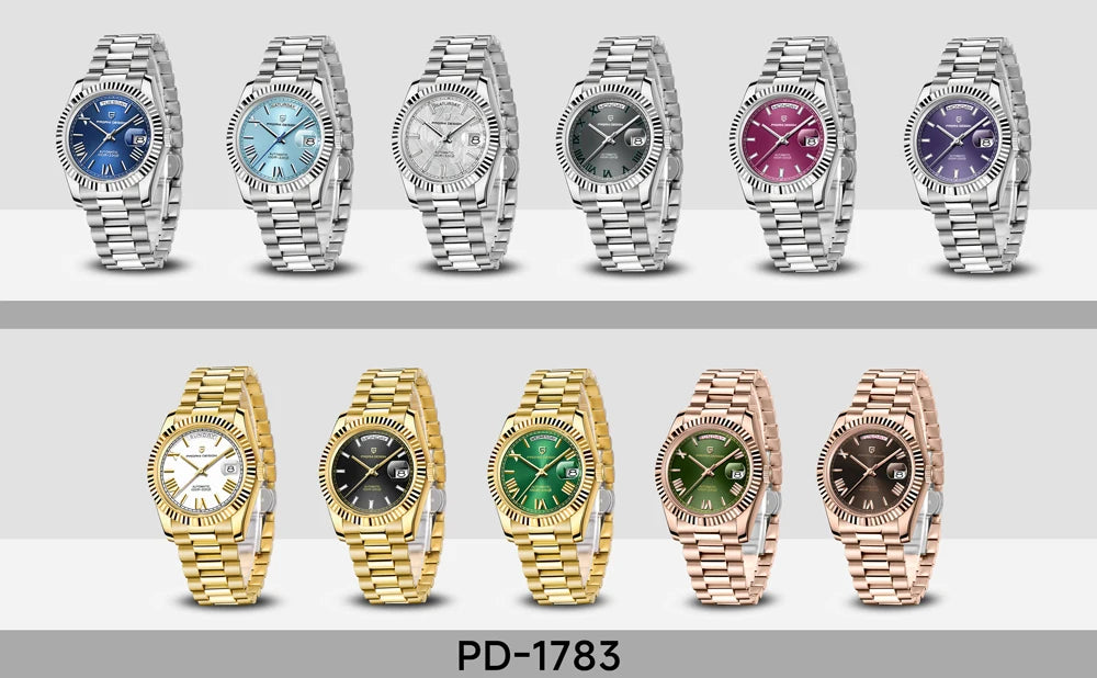 2026 New PAGANI DESIGN add40 Men's Watch NH36 Mechanical wristwatch Luxury Automatic Watch For Men AR Sapphire water lock