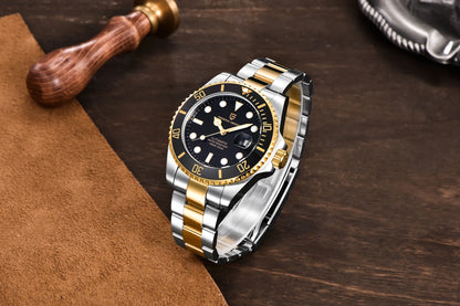 PAGANI DESIGN 2026 New Men's Watches Top Luxury Gold Automatic Mechanical Wrist Watch Men Stainless Steel Waterproof Men Watch