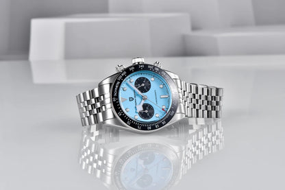 Novo relógio masculino PAGANI DESIGN 2026 Panda Retro de luxo, quartzo, cronógrafo Speed, safira AR, luminoso, envio local