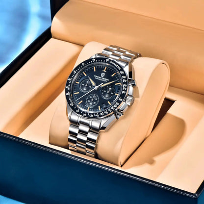 PAGANI DESIGN 2026 New CK2988 Moon Watches Retro Top Luxury Quartz Watch For Men Sapphire glass Speed Chronograph Wristwatch Men