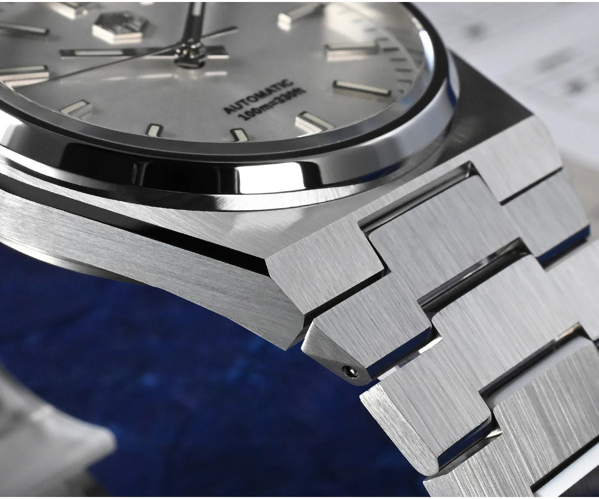 Orologio da uomo San Martin Classic 40mm Miyota 9015 di lusso elegante, orologio da polso meccanico automatico con bracciale a rilascio rapido SN0023