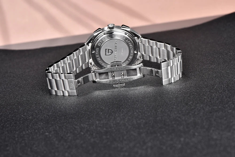Retro Men's Watch PAGANI DESIGN 2026 New Collection, Quartz Chronograph, Japanese VK63 Sapphire Glass, Local Shipping