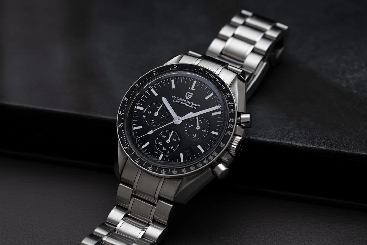PAGANI DESIGN 2026 New Men's Watches Top Luxury Quartz Watch For Men Auto Date Speed Chronograph AR Sapphire Mirror Wrist watch