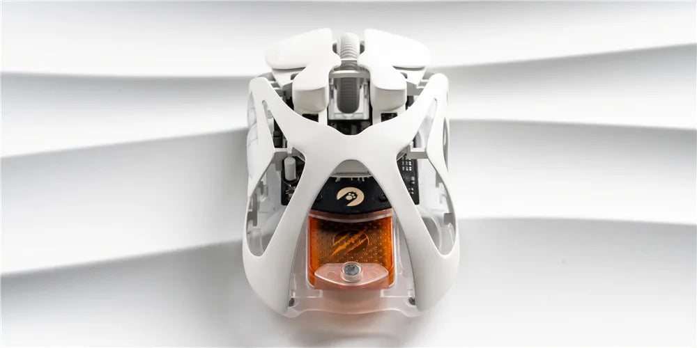 Angry Miao Infinity Gaming Wireless Mouse, Ultralight Metal Gaming Mouse, PAW3950 30K DPI, Hot-Swappable Dual 8K Tri-Mode Bluetooth & Wired Mouse