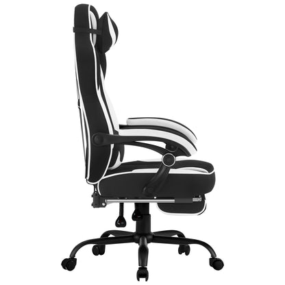 WOLTU Rotatable Computer Armchair Swivel Gaming Chair with Pocket Spring Cushion Ergonomic Office Chair Wide Seat Footrest