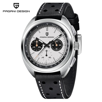 Retro Men's Watch PAGANI DESIGN 2026 New Collection, Quartz Chronograph, Japanese VK63 Sapphire Glass, Local Shipping