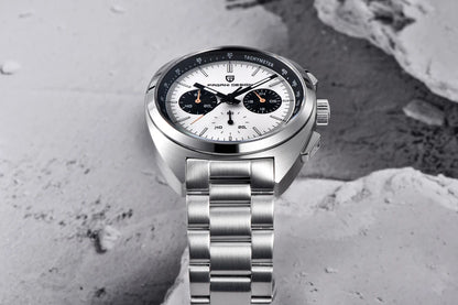 Retro Men's Watch PAGANI DESIGN 2026 New Collection, Quartz Chronograph, Japanese VK63 Sapphire Glass, Local Shipping