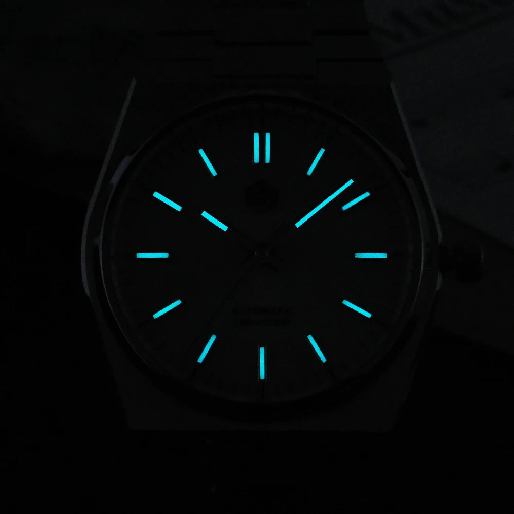 Orologio da uomo San Martin Classic 40mm Miyota 9015 di lusso elegante, orologio da polso meccanico automatico con bracciale a rilascio rapido SN0023