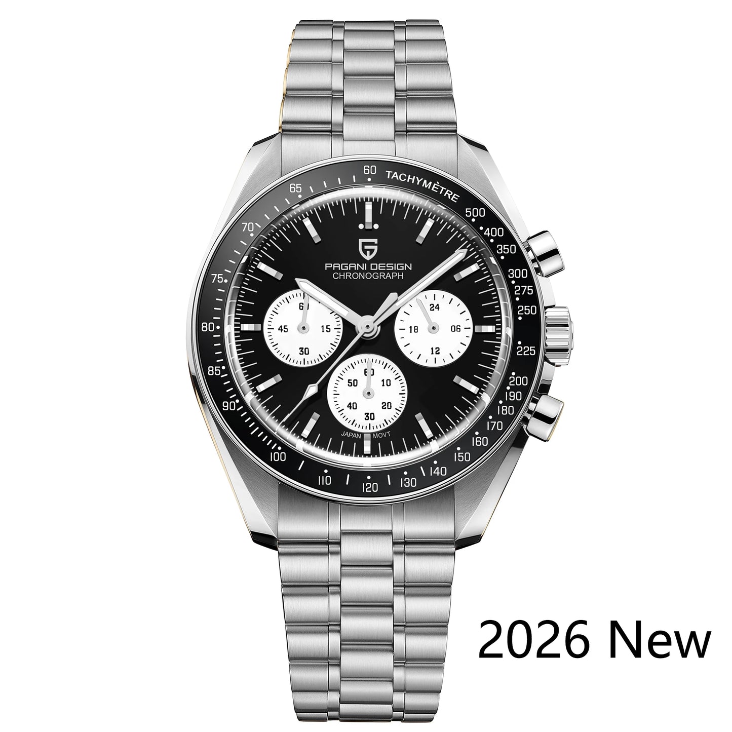 PAGANI DESIGN 2026 New CK2988 Moon Watches Retro Top Luxury Quartz Watch For Men Sapphire glass Speed Chronograph Wristwatch Men