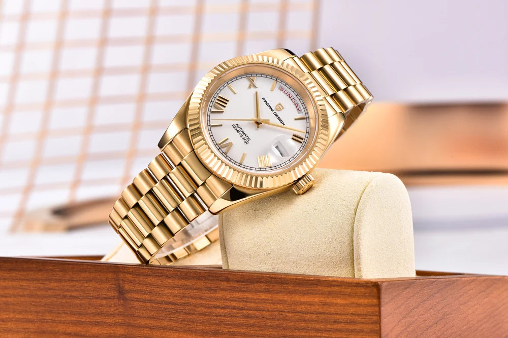 2026 New PAGANI DESIGN add40 Men's Watch NH36 Mechanical wristwatch Luxury Automatic Watch For Men AR Sapphire water lock