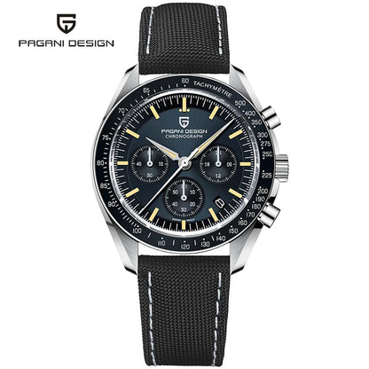 PAGANI DESIGN 2026 New CK2988 Moon Watches Retro Top Luxury Quartz Watch For Men Sapphire glass Speed Chronograph Wristwatch Men
