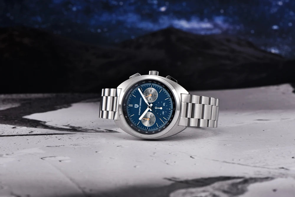 Retro Men's Watch PAGANI DESIGN 2026 New Collection, Quartz Chronograph, Japanese VK63 Sapphire Glass, Local Shipping