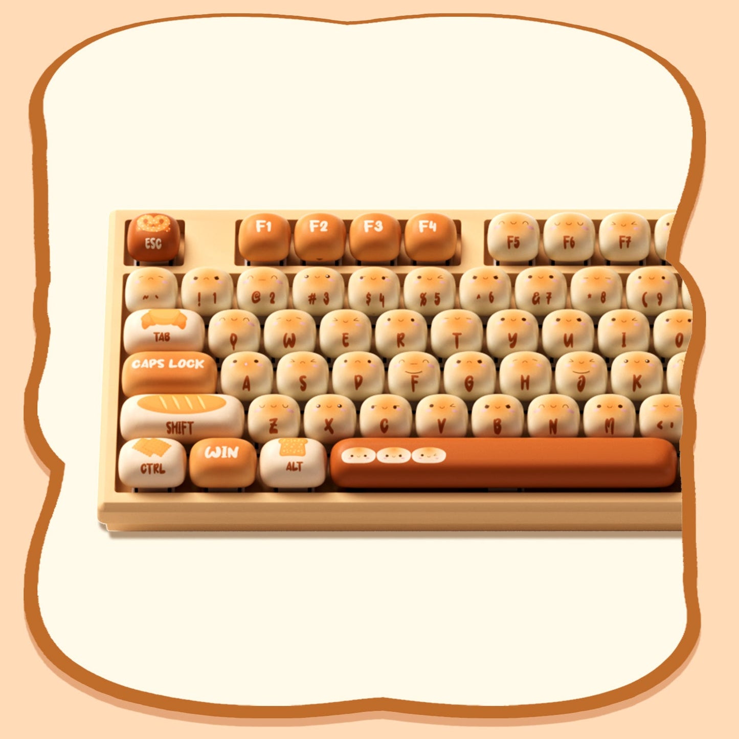 Akko MonsGeek MG108B Bun Wonderland kabellose mechanische Tastatur MOG-Profil RGB 108 Tasten Full Size Hot Swap USB / 2.4G / BT 5.0