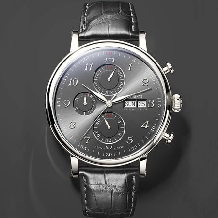 Luxury Brand Switzerland LOBINNI Perpetual Calendar Automatic Mechanical Men's Watches Sapphire Multi-function Clock L13019-8
