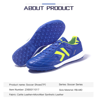 KELME nogometni čevlji TF nogometni čevlji iz telečje kože s špicami profesionalni futsal originalni nogometni trening čevlji ZX80011017