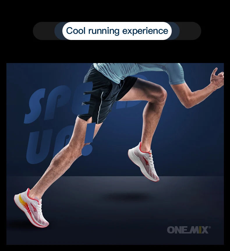 Onemix nove moške maratonske tekaške copate za ženske, zračne, lahke superge, športni copati z vezalkami, udobni, lahki in mehki
