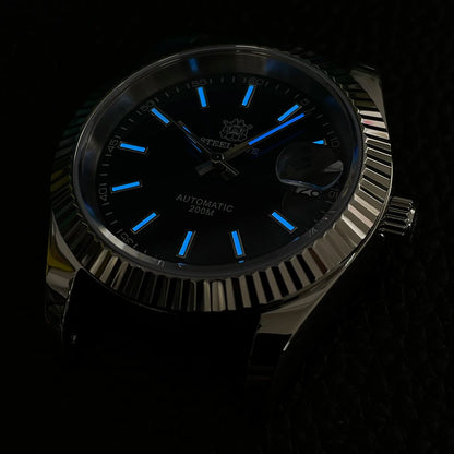 STEELDIVE SD1934 NH35 Automatic Movement 39mm Stainless Steel BGW9 Blue Luminous Sapphire Glass 200M Water Ghost Dive Watches