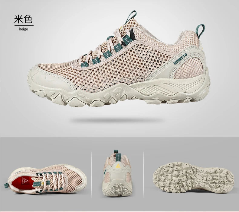 HUMTTO Scarpe da trekking da uomo traspiranti per sport all'aria aperta, scarpe da arrampicata, scarpe da caccia da donna, scarpe da trekking, sneakers, stivaletti, scarpe tattiche